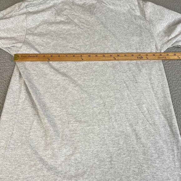 American Giant T Shirt Men Large Gray Crewneck American Made Flag Collection USA - Picture 8 of 9